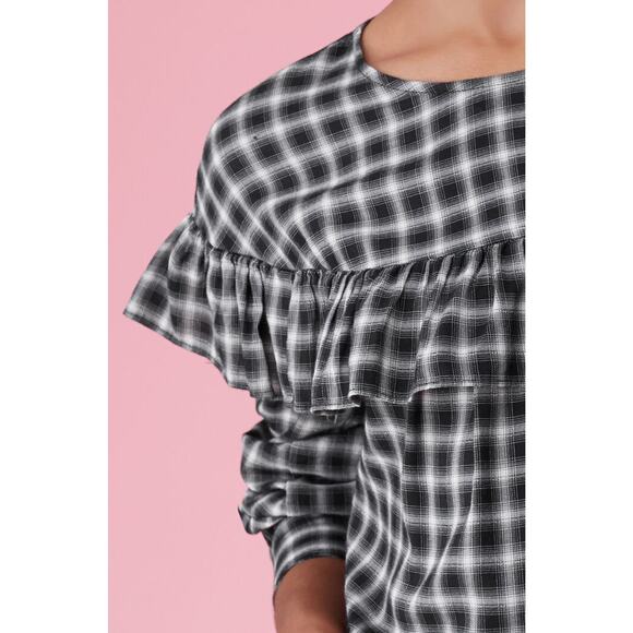 NWT Rebecca Taylor LA VIE Spring Ruffle Blouse - Picture 6 of 12